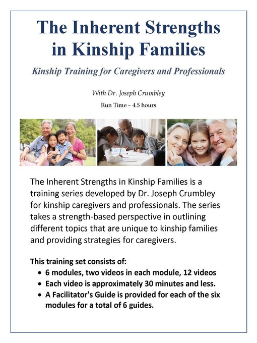 Title details for Inherent Strengths in Kinship Families (Video) by Dr. Joseph Crumbley - Available